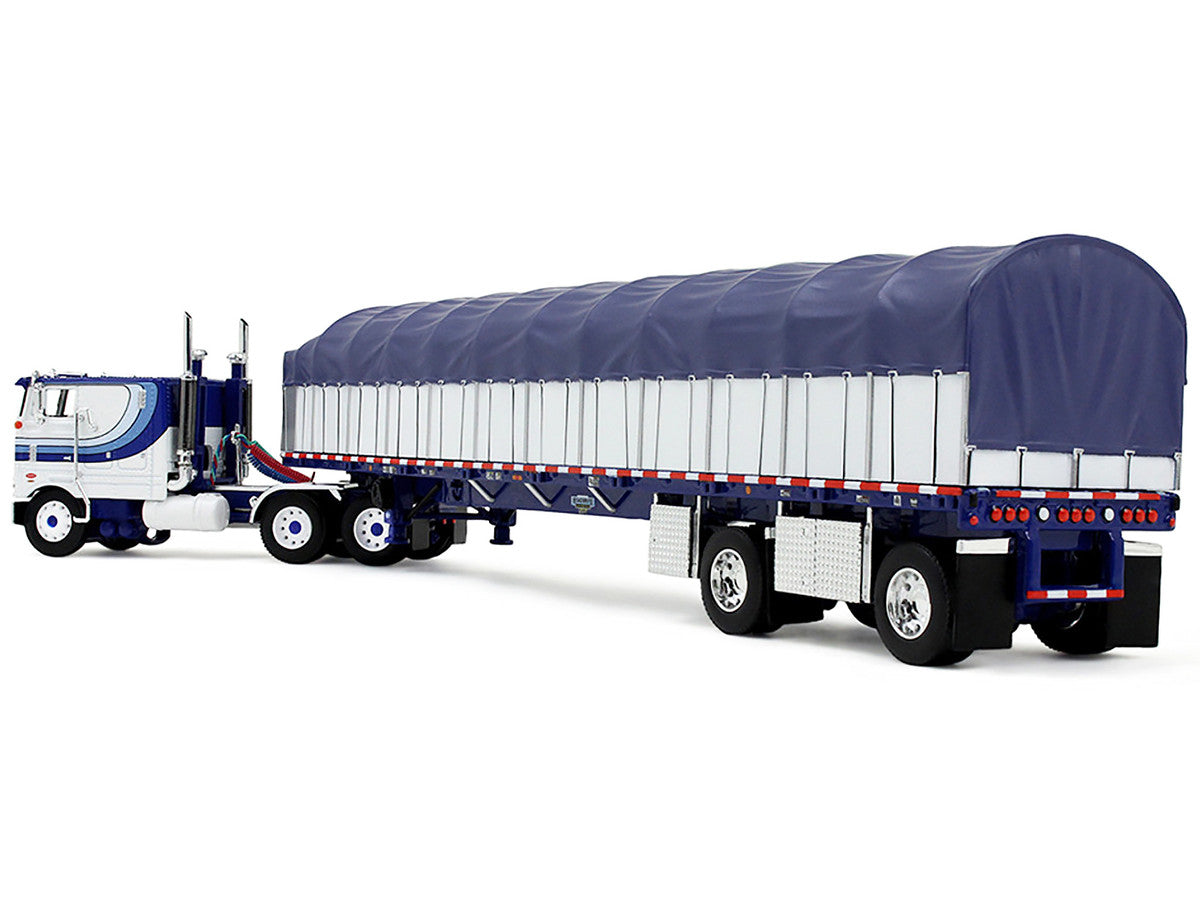 First Gear Peterbilt 352 and 53-foot Wilson Roadbrute trailer side view
