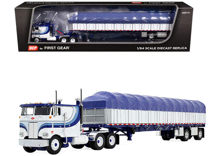 First Gear Peterbilt 352 COE and Wilson Roadbrute covered wagon diecast model in packaging