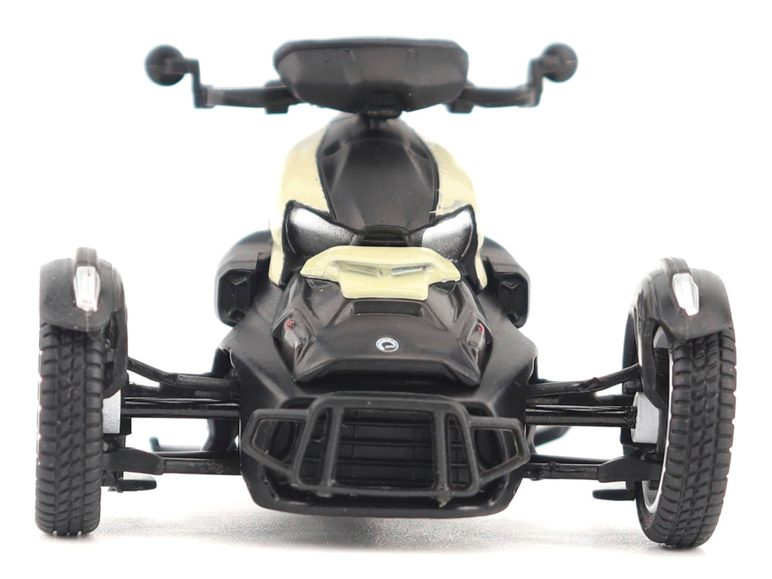 Can-Am Ryker Rally 3-Wheel Motorcycle Sand Storm and Black 1/32 Diecast Model by BRP Models-3