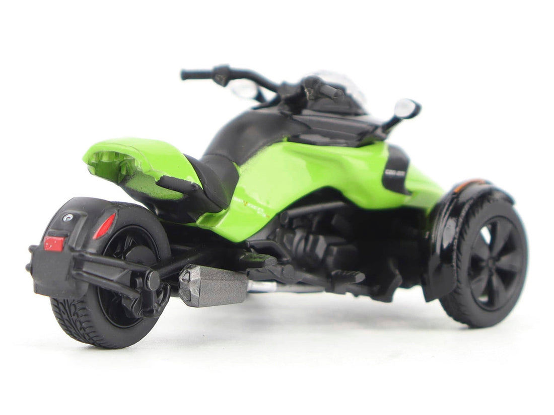 Can-Am Spyder F3-S Special 3-Wheel Motorcycle Manta Green 1/32 Diecast Model by BRP Models-2