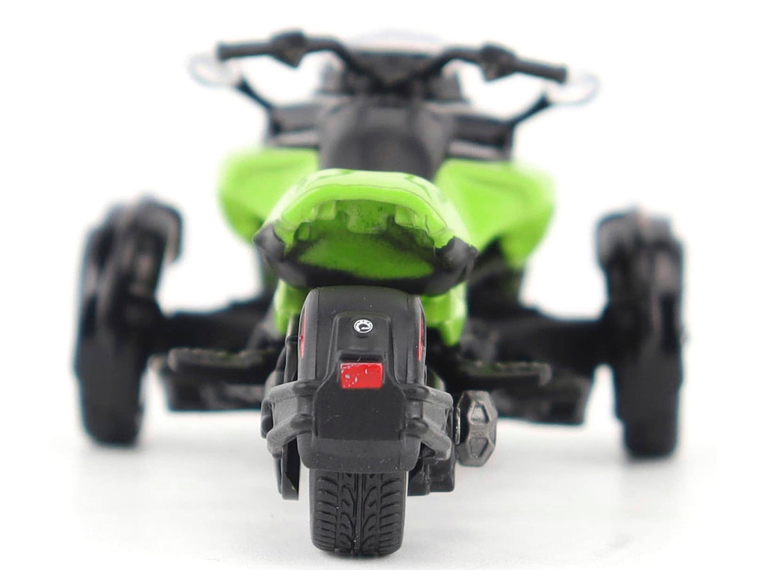 Can-Am Spyder F3-S Special 3-Wheel Motorcycle Manta Green 1/32 Diecast Model by BRP Models-4