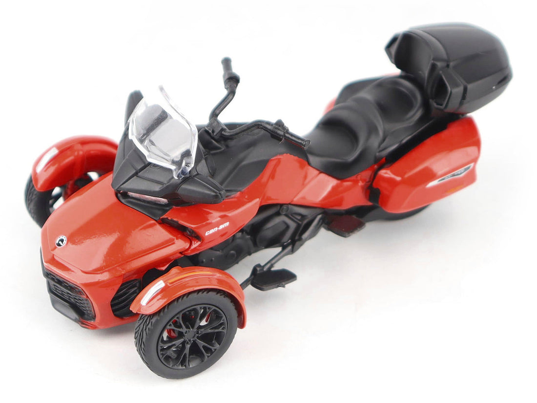 Can-Am Spyder F3 Limited Special Series 3-Wheel Motorcycle Viper Red 1/32 Diecast Model by BRP Models-1