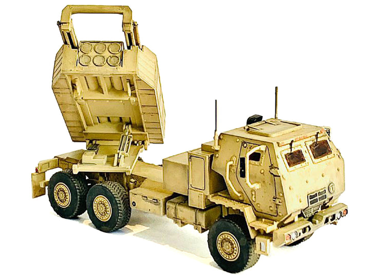 United States M142 High Mobility Artillery Rocket System (HIMARS) Desert Camo "NEO Dragon Armor" Series 1/72 Plastic Model by Dragon Models-1