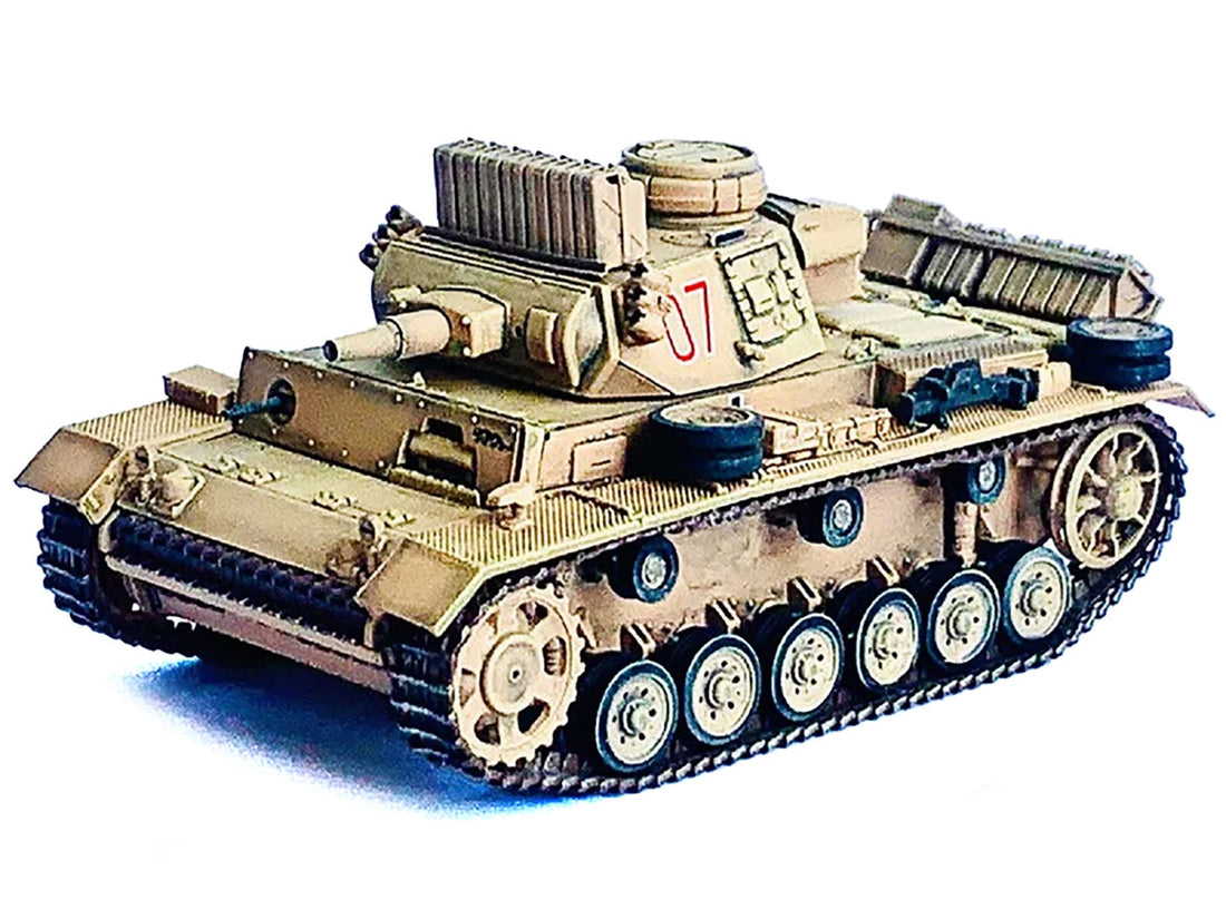 Germany Pz.Kpfw.III Ausf.N DAK Tank #07 "s.Pz.Abt.501 Tunisia" (1942/43) "NEO Dragon Armor" Series 1/72 Plastic Model by Dragon Models-1