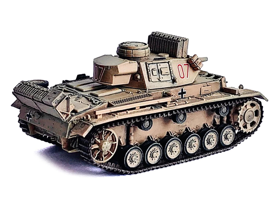 Germany Pz.Kpfw.III Ausf.N DAK Tank #07 "s.Pz.Abt.501 Tunisia" (1942/43) "NEO Dragon Armor" Series 1/72 Plastic Model by Dragon Models-2