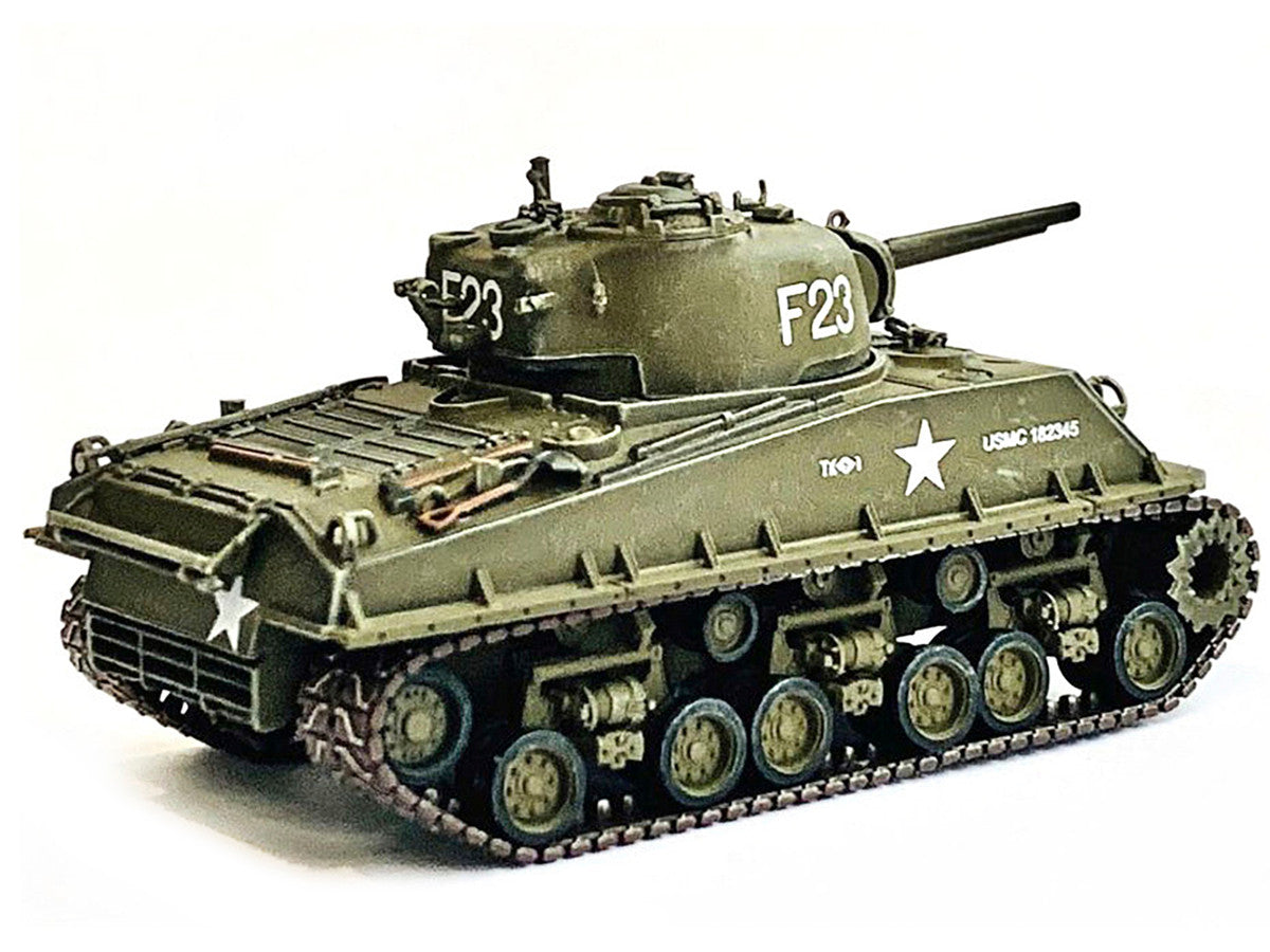 United States M4A3 HVSS POA-CWS-H5 Flamethrower Tank Olive Drab F-23 "US Marine Corps Korea" (1951) "NEO Dragon Armor" Series 1/72 Plastic Model by Dragon Models-3