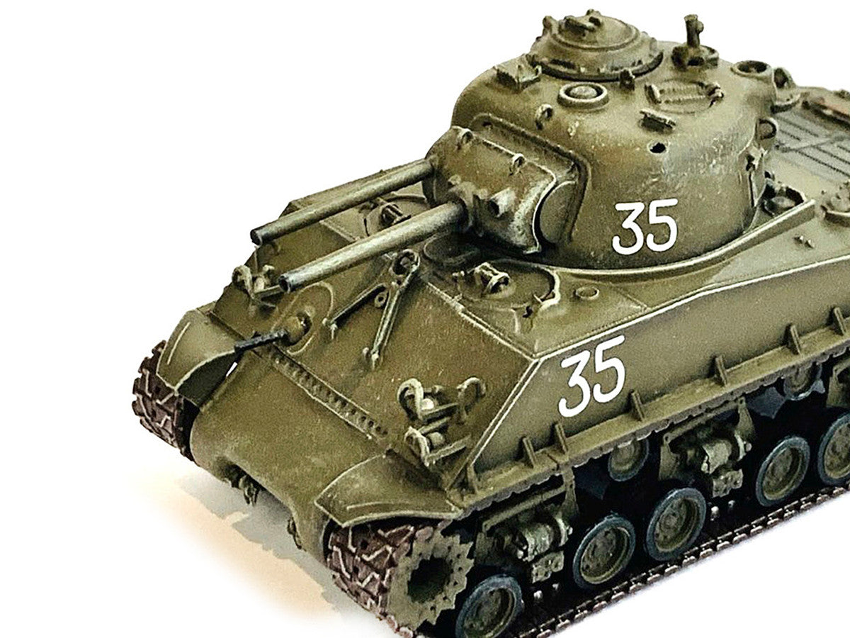 United States M4A3 HVSS POA-CWS-H5 Flamethrower Tank Olive Drab #35 "Hawaii" (1951) "NEO Dragon Armor" Series 1/72 Plastic Model by Dragon Models-1