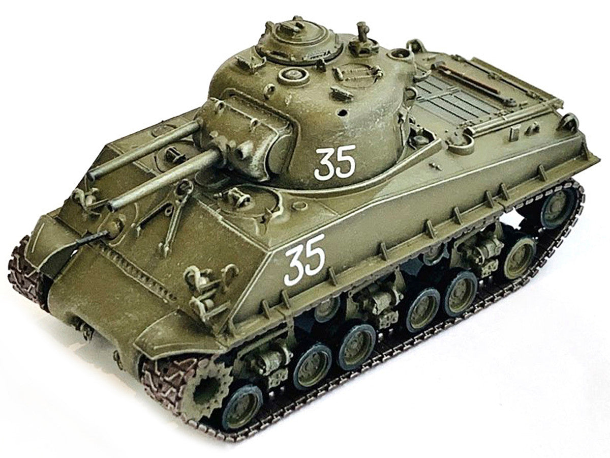 United States M4A3 HVSS POA-CWS-H5 Flamethrower Tank Olive Drab #35 "Hawaii" (1951) "NEO Dragon Armor" Series 1/72 Plastic Model by Dragon Models-2