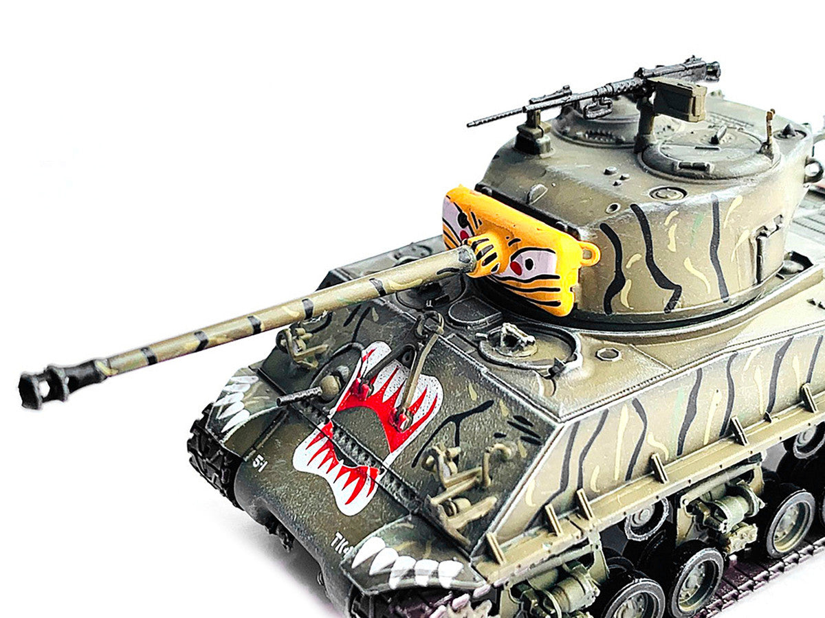 United States M4A3E8 Sherman "Tiger Face" Tank "24th Infantry Div. Han River Korea" (1951) "NEO Dragon Armor" Series 1/72 Plastic Model by Dragon Models-2