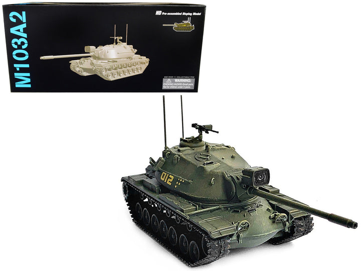 United States M103A2 Heavy Tank D12 Olive Drab "NEO Dragon Armor" Series 1/72 Plastic Model by Dragon Models-0