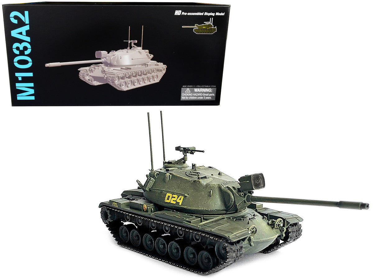 United States M103A2 Heavy Tank D24 Olive Drab "NEO Dragon Armor" Series 1/72 Plastic Model by Dragon Models-0