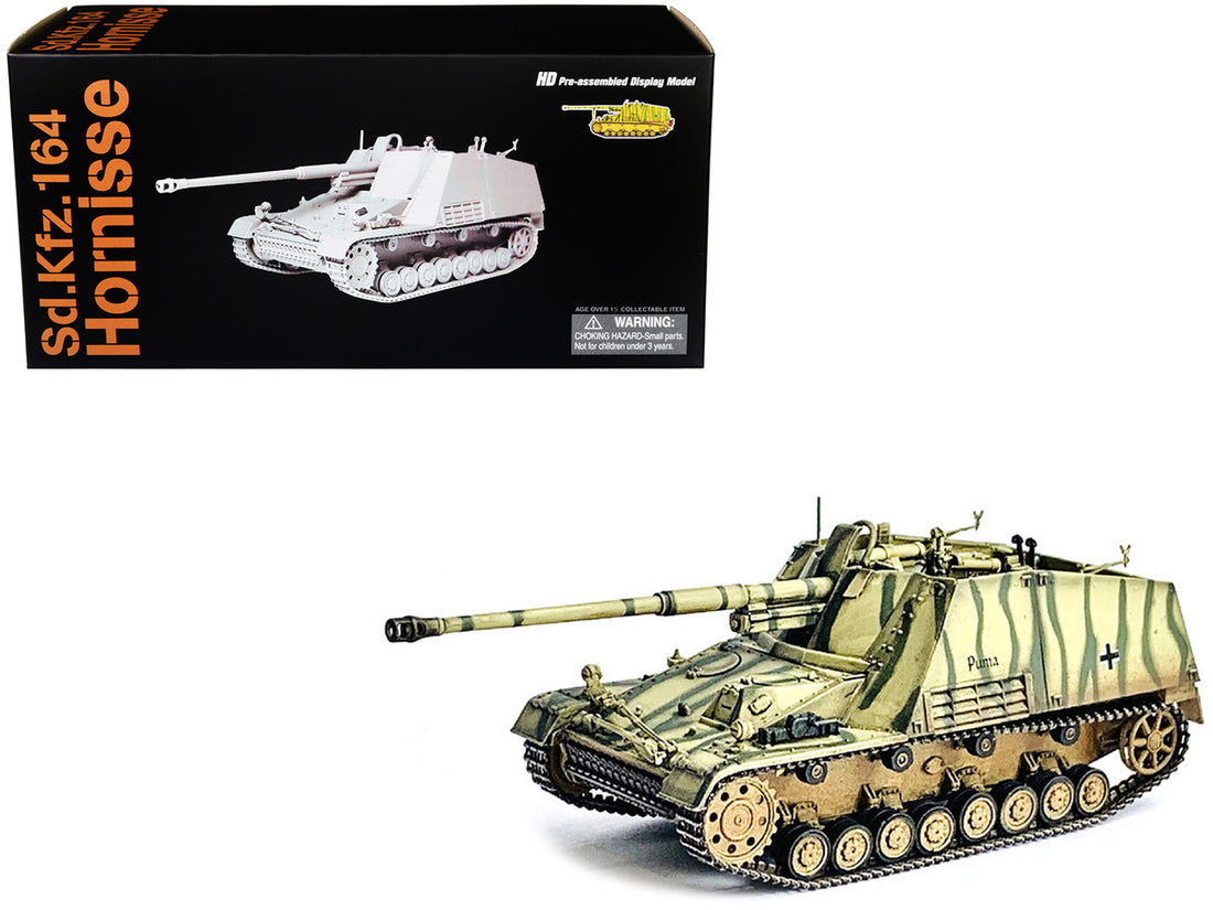German Sd.Kfz.164 Hornisse "Nashorn" Armored Vehicle "Puma German Army" "NEO Dragon Armor" Series 1/72 Plastic Model by Dragon Models-0