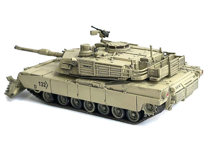 United States M1A2 SEP (System Enhancement Package) Abrams Tank with Mine Plow (Travel Mode) #132 "Absolute Death United States Army" Desert Sand "NEO Dragon Armor" Series 1/72 Plastic Model by Dragon Models-0