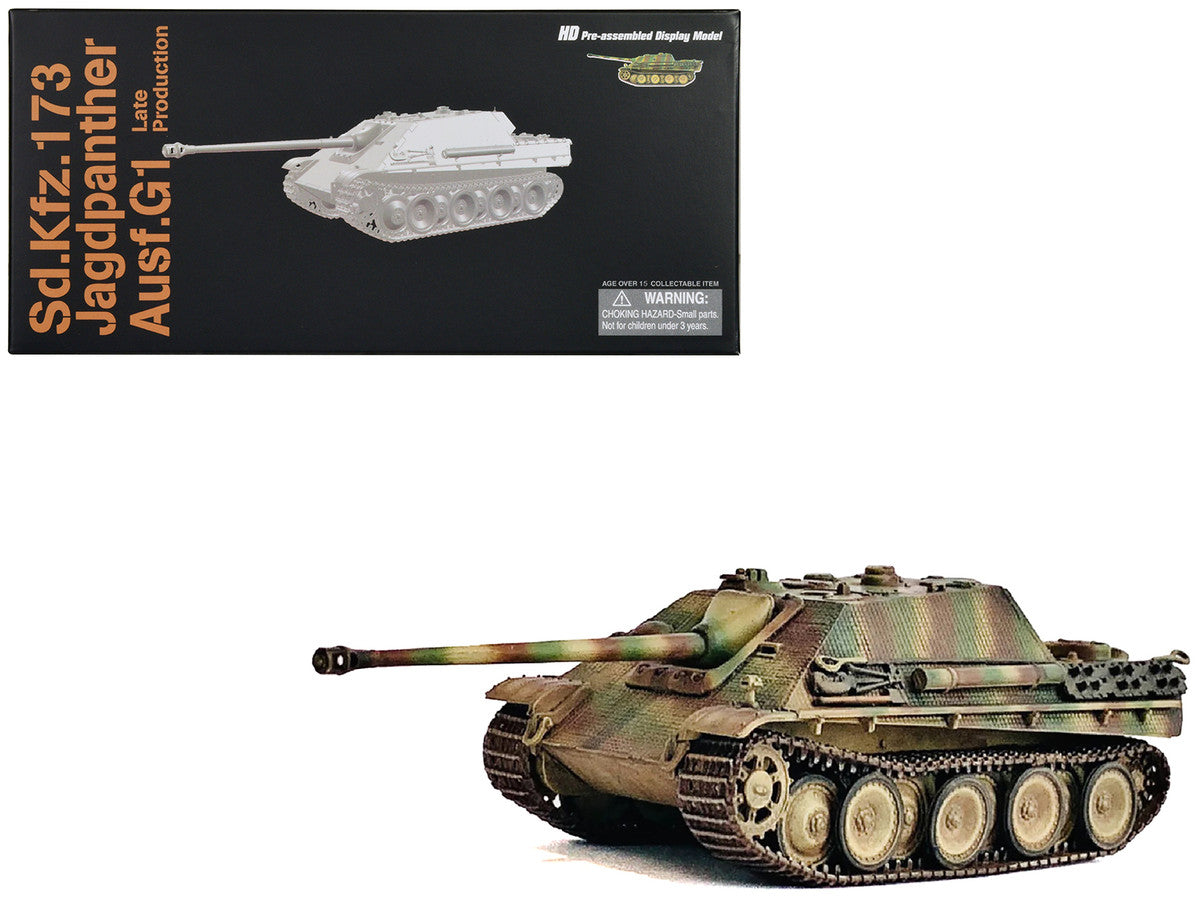 Germany Sd.Kfz.173 Jagdpanther Ausf.G1 Late Production Tank "sPz.Jg.Abt.560 Ardennes" (1944) "NEO Dragon Armor" Series 1/72 Plastic Model by Dragon Models-0