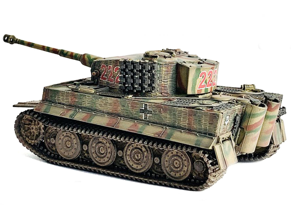 Germany Tiger I Late Production with Zimmerit Tank "Wittmann's Tiger #222 s.Pz.Abt.101 Normandy" (1944) "NEO Dragon Armor" Series 1/72 Plastic Model by Dragon Models-2