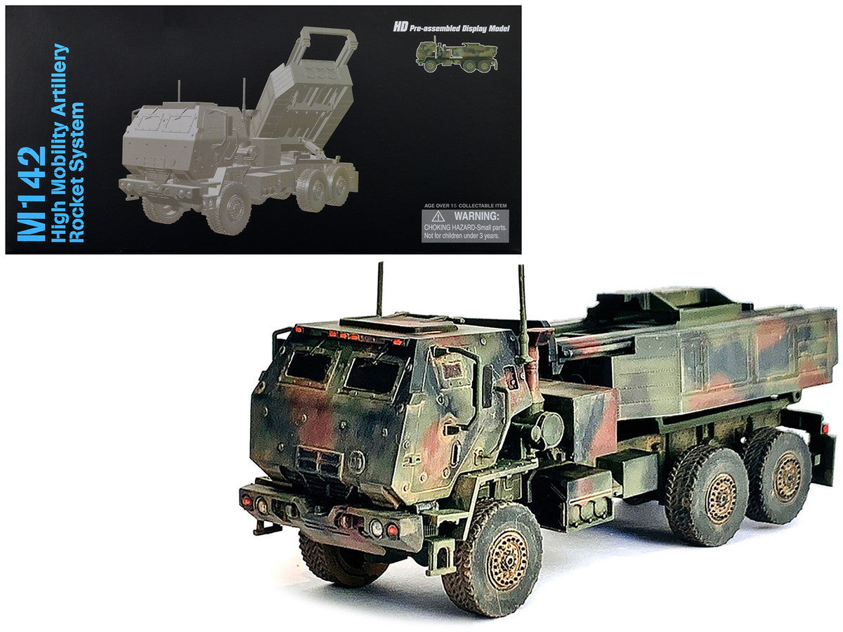 United States M142 High Mobility Artillery Rocket System (HIMARS) Green Camouflage "NEO Dragon Armor" Series 1/72 Plastic Model by Dragon Models-0