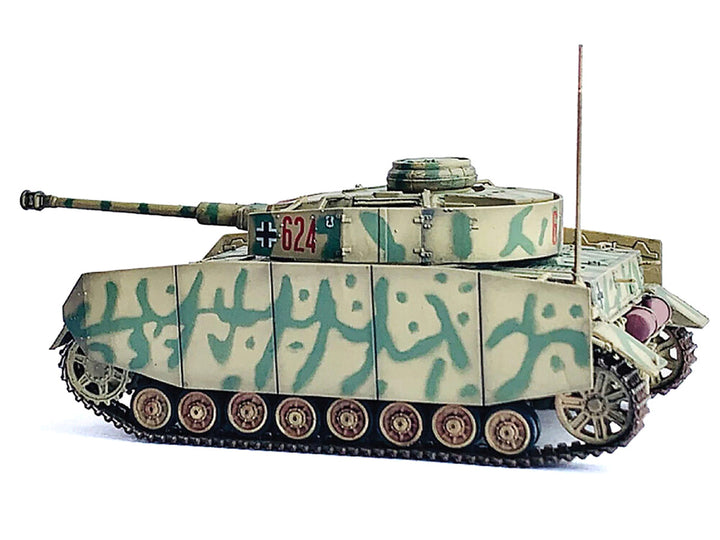 Germany Pz.Kpfw.IV Ausf.H with Schurzen Tank #624 "3.Pz.Div. Ukraine" (1943) "NEO Dragon Armor" Series 1/72 Plastic Model by Dragon Models-1