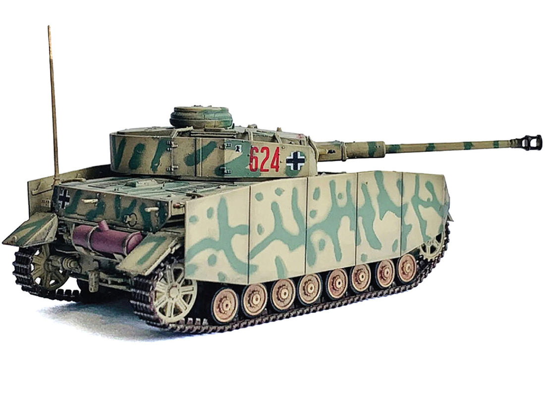 Germany Pz.Kpfw.IV Ausf.H with Schurzen Tank #624 "3.Pz.Div. Ukraine" (1943) "NEO Dragon Armor" Series 1/72 Plastic Model by Dragon Models-2