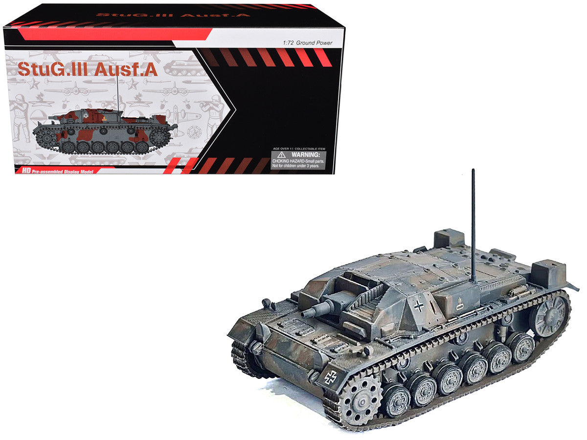 Germany StuG.III Ausf.A Tank "France" (1940) "NEO Dragon Armor" Series 1/72 Plastic Model by Dragon Models-0