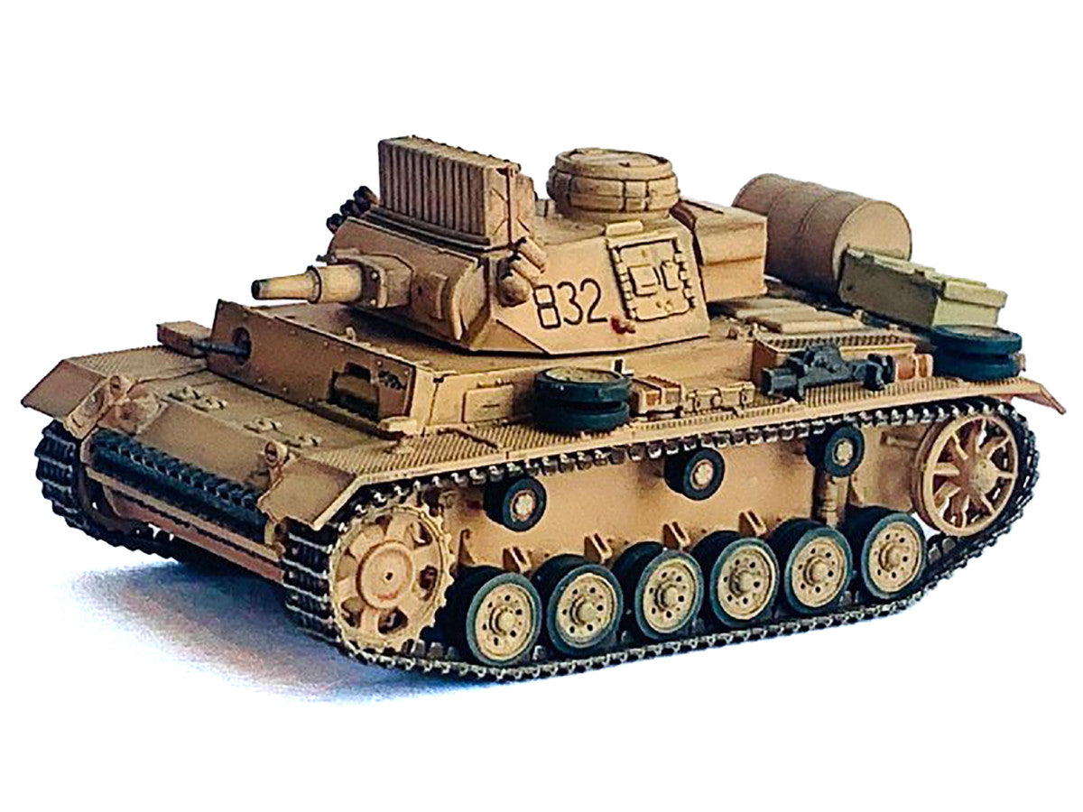 Germany Pz.Kpfw.III Ausf.N DAK Tank #832 "s.Pz.Abt.501 Tunisia" (1942/43) "NEO Dragon Armor" Series 1/72 Plastic Model by Dragon Models-1