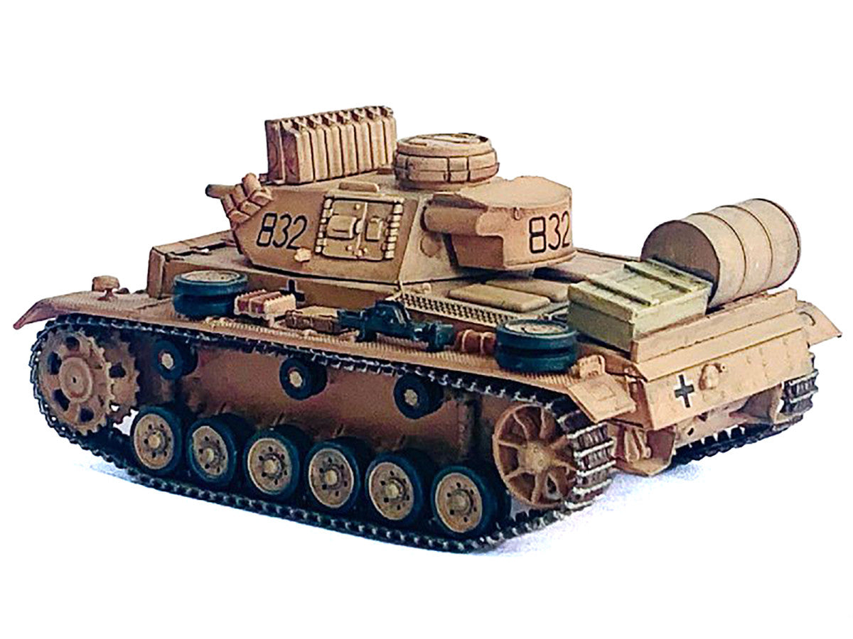 Germany Pz.Kpfw.III Ausf.N DAK Tank #832 "s.Pz.Abt.501 Tunisia" (1942/43) "NEO Dragon Armor" Series 1/72 Plastic Model by Dragon Models-2