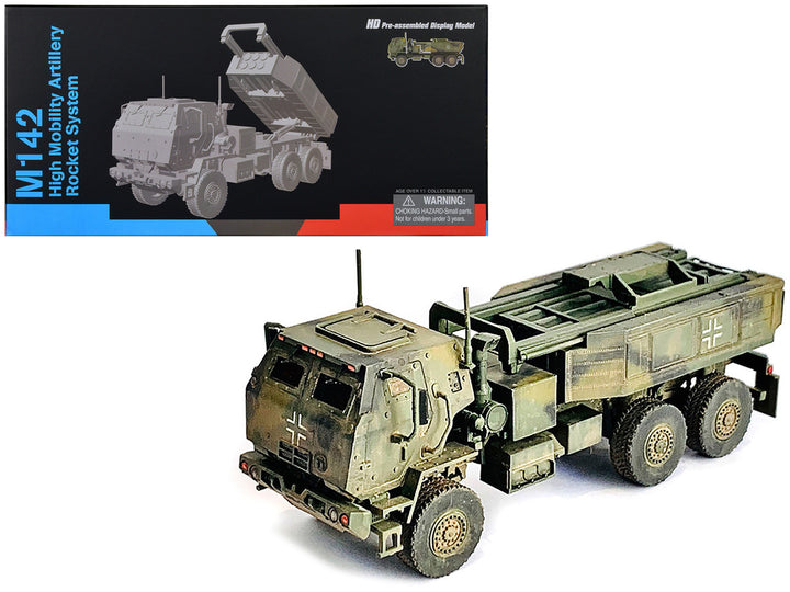 Ukraine M142 High Mobility Artillery Rocket System (HIMARS) Green Camouflage "NEO Dragon Armor" Series 1/72 Plastic Model by Dragon Models-0