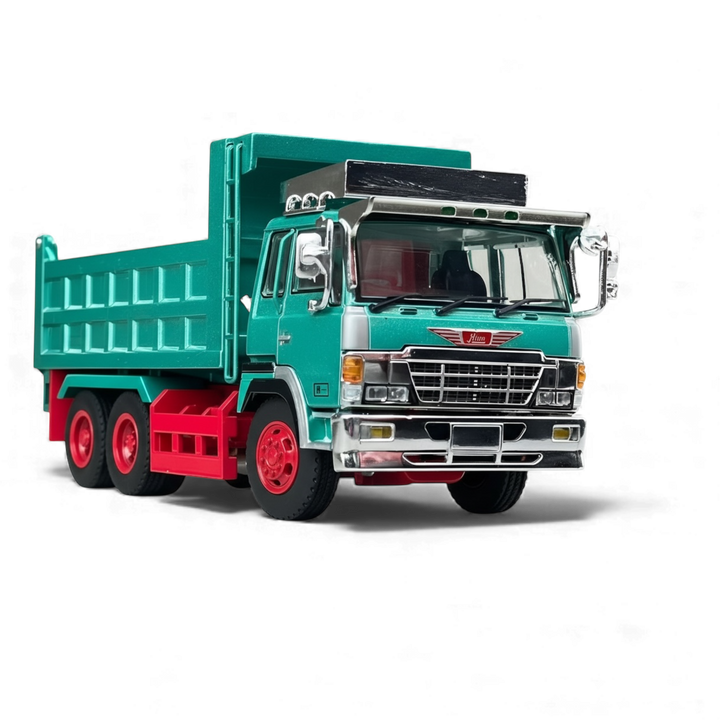 Hino Super Dolphin Dump Truck Green 1:64 by DBGT 2