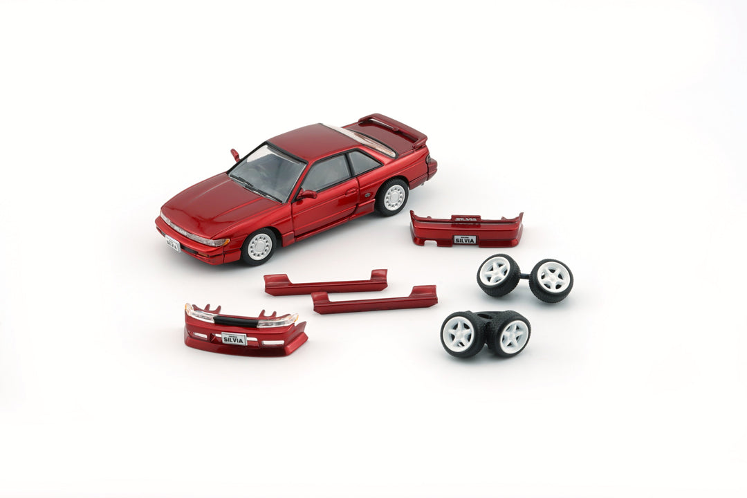 Nissan Silvia S13 RED RHD 1:64 by BM Creations 64B0301 Parts View