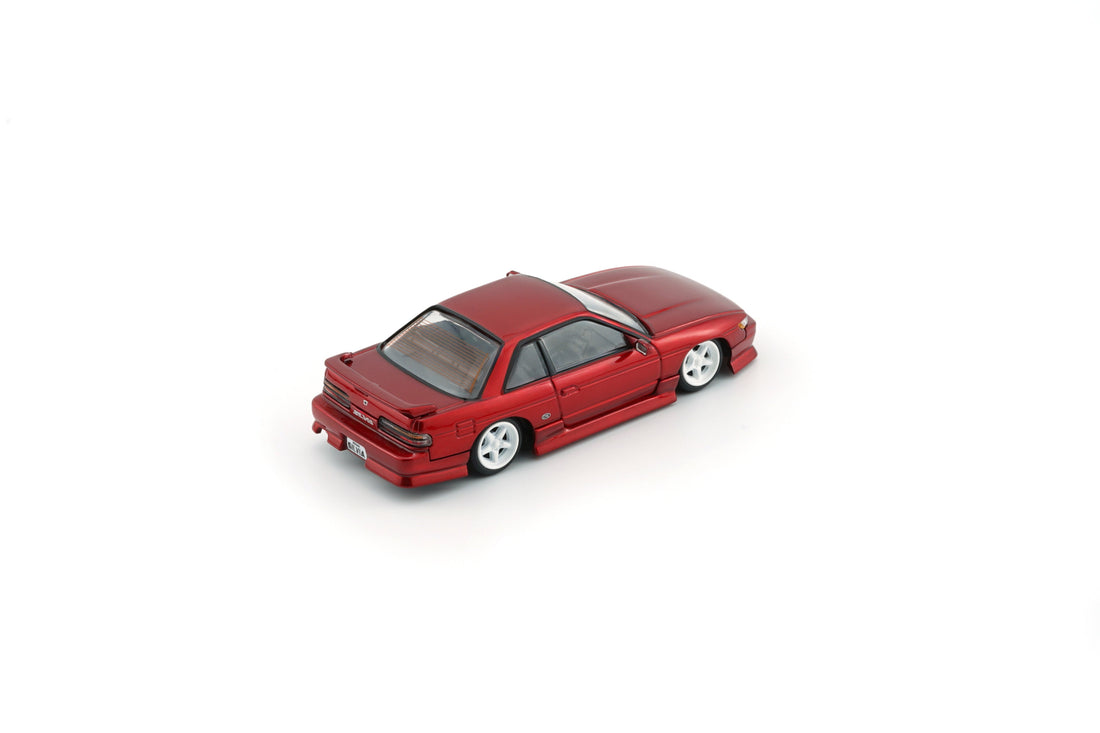 Nissan Silvia S13 RED RHD 1:64 by BM Creations 64B0301 Close Up Rear View