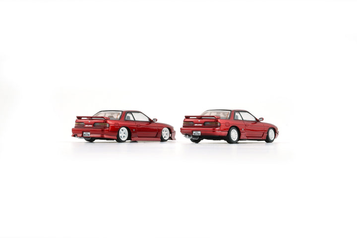 Nissan Silvia S13 RED RHD 1:64 by BM Creations 64B0301 Rear View