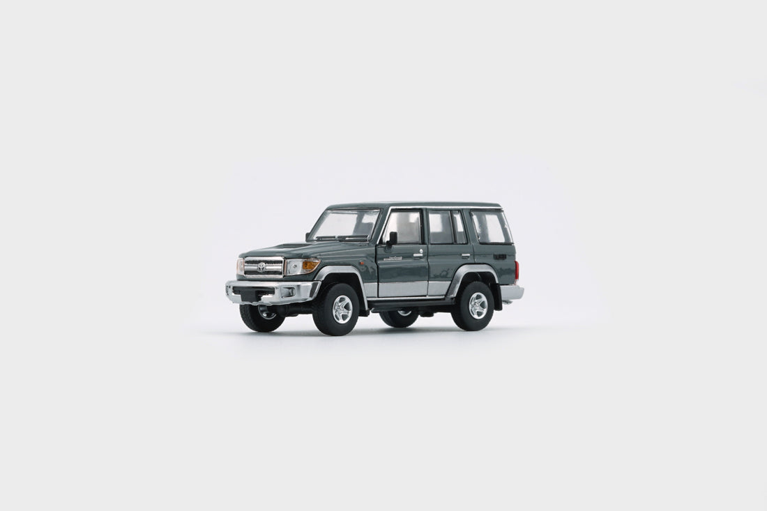 Toyota Land Cruiser LC76 Dark Red / Dark Grey - RHD 1:64 by BM Creations