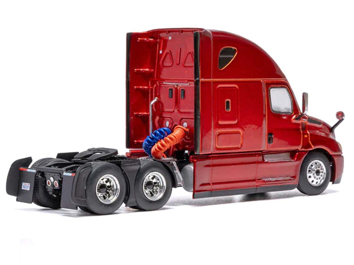 Freightliner 2018 Cascadia Truck Tractor Red Metallic 1/64 Diecast