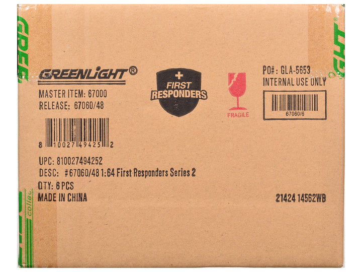 "First Responders" Set of 6 pieces Series 2 1/64 Diecast Model Cars by Greenlight-0
