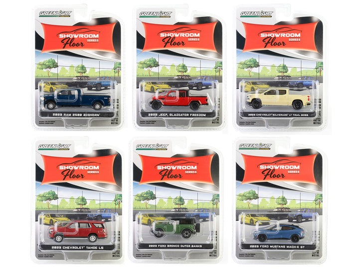 "Showroom Floor" Set of 6 Cars Series 5 1/64 Diecast Model Cars by Greenlight-0