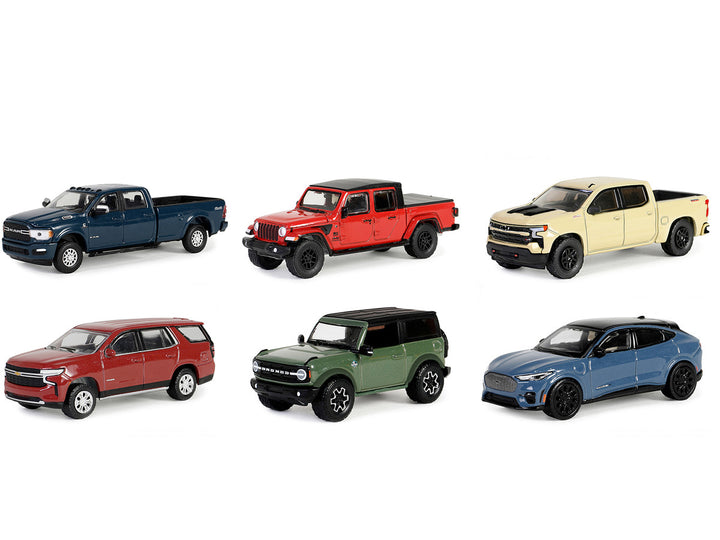 "Showroom Floor" Set of 6 Cars Series 5 1/64 Diecast Model Cars by Greenlight-1