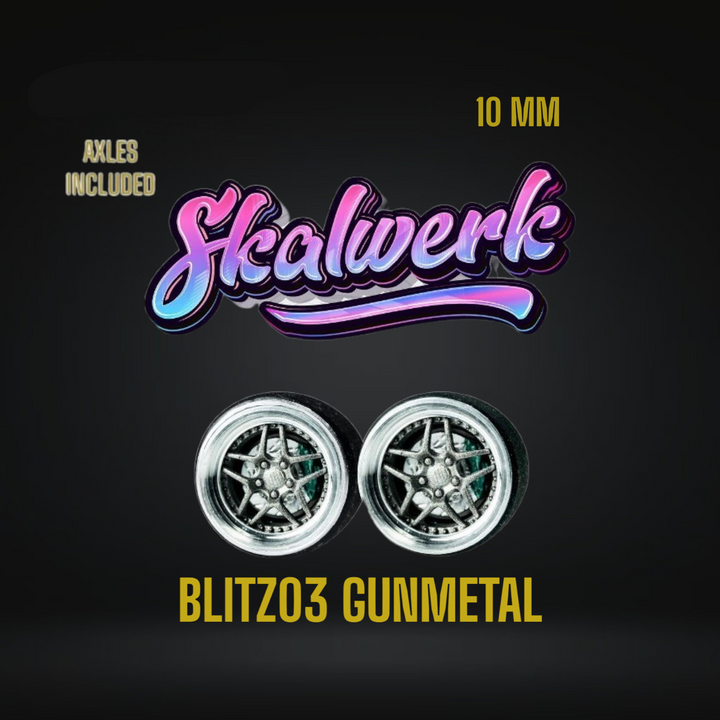 SKALWERK Wheels 1:64 10mm High Quality Wheels With Bearing System GROUP 2a