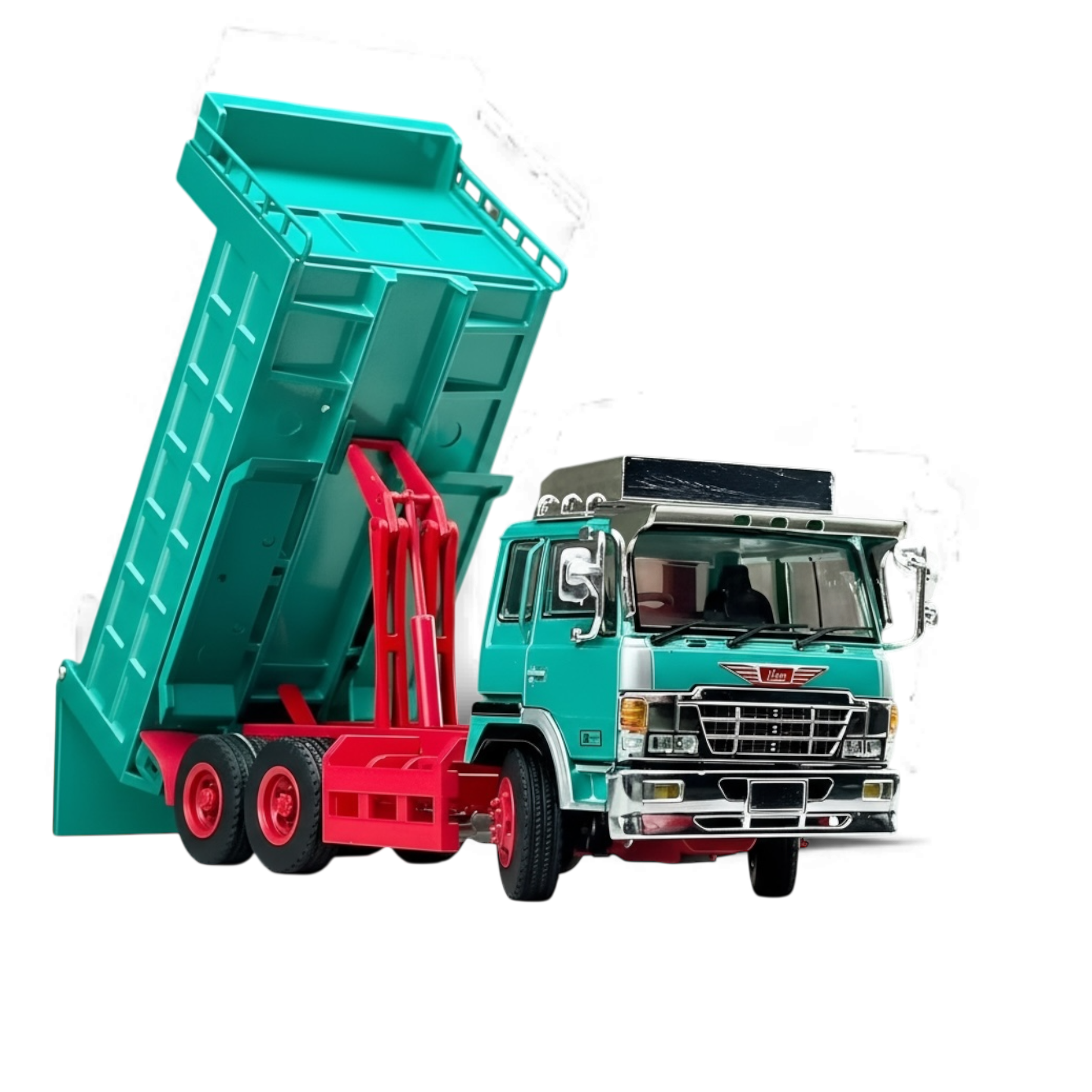 Hino Super Dolphin Dump Truck Green 1:64 by DBGT