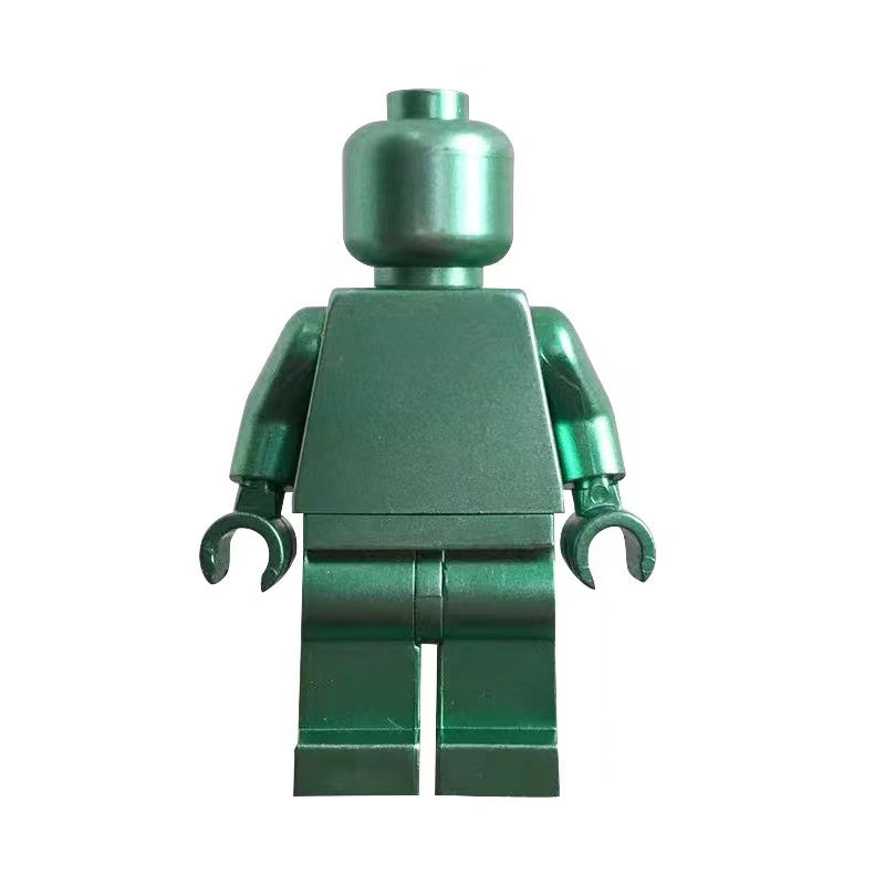 Monochrome Metallic Minifigure for Lego 6