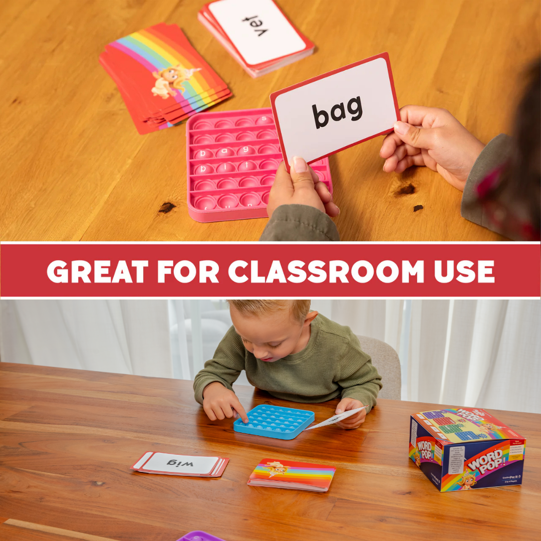 6 Extra CVC Fidget Mats (Word Pop) 6