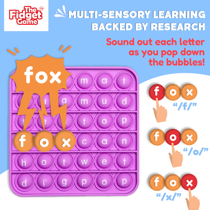 6 Extra CVC Fidget Mats (Word Pop) 2