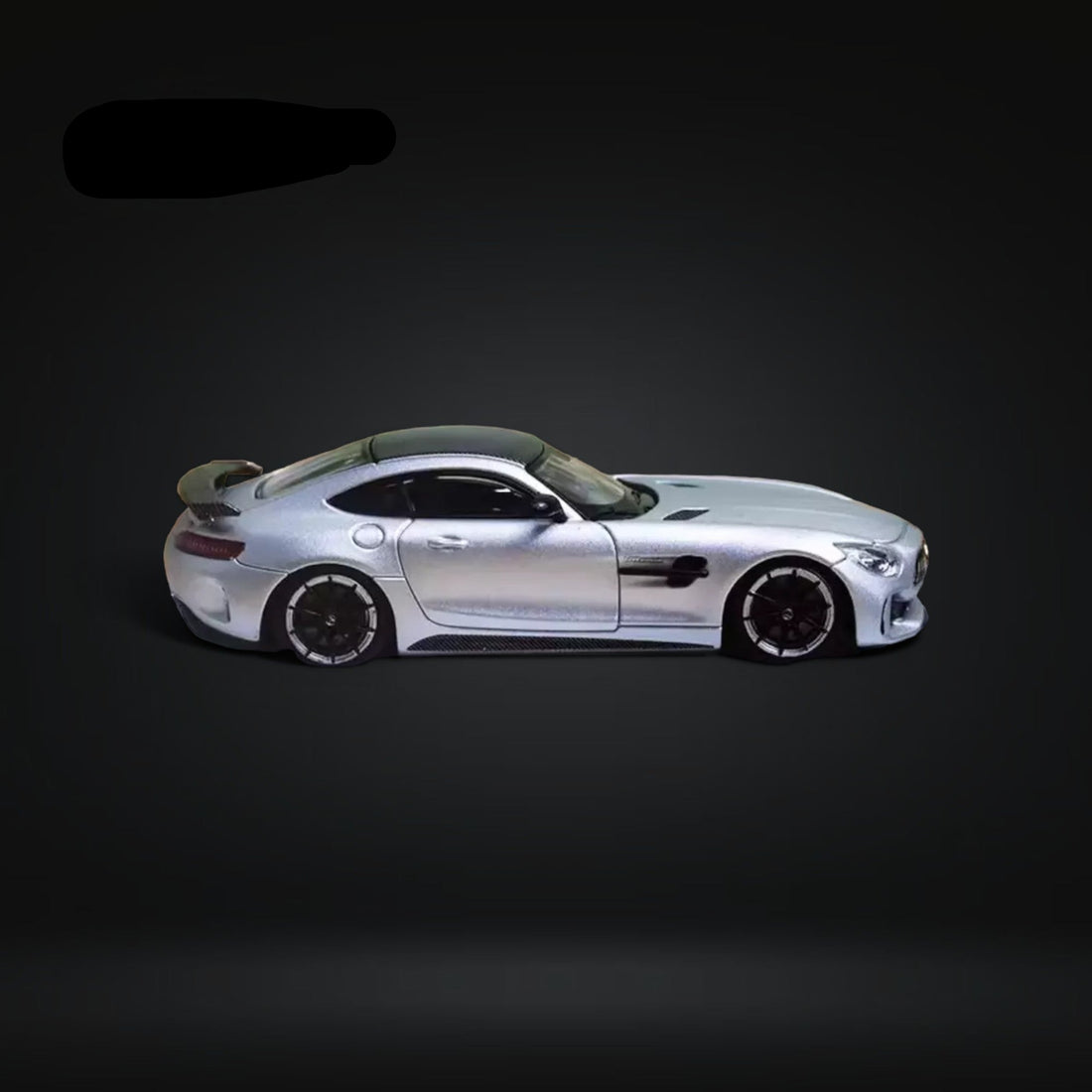 Mercedes Benz AMG GT-R in Matte Silver 1:64 by MJ 5