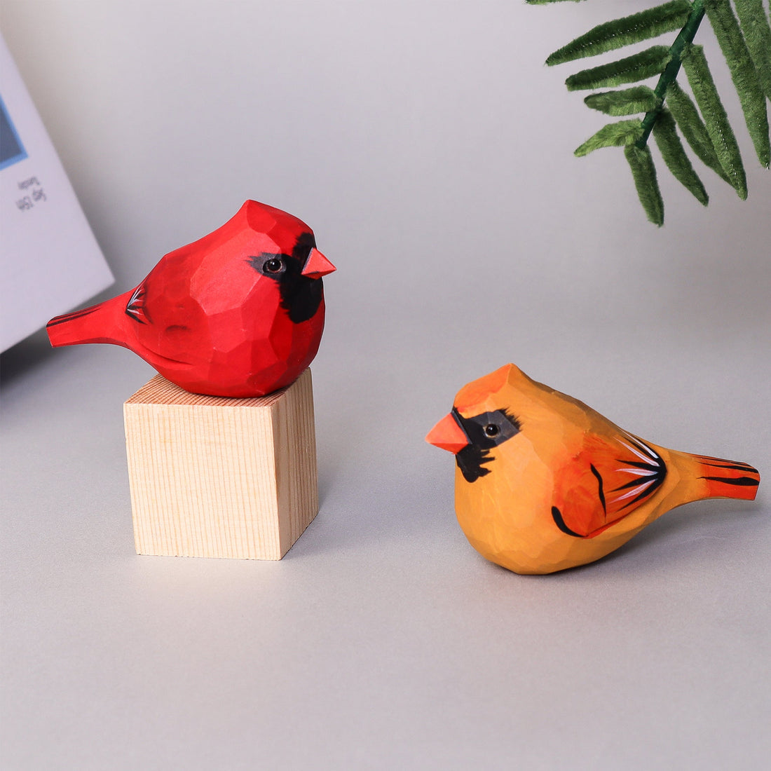 Hand Carved Cardinal Bird, Unique Gift for Loved Ones 10