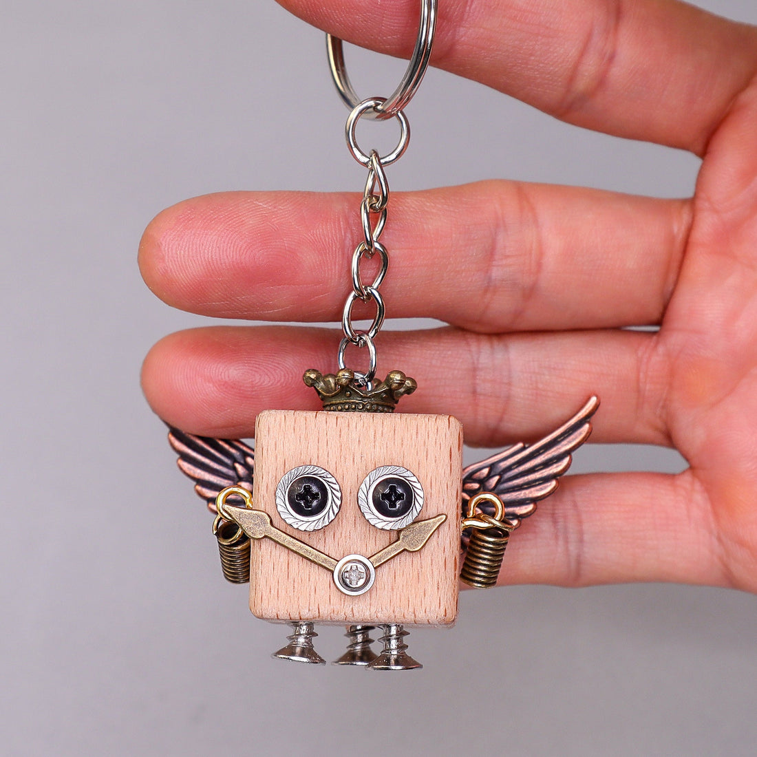 DIY Timberbot Kit – Build 2 Wooden Robots, Make Keychains & Necklaces 4