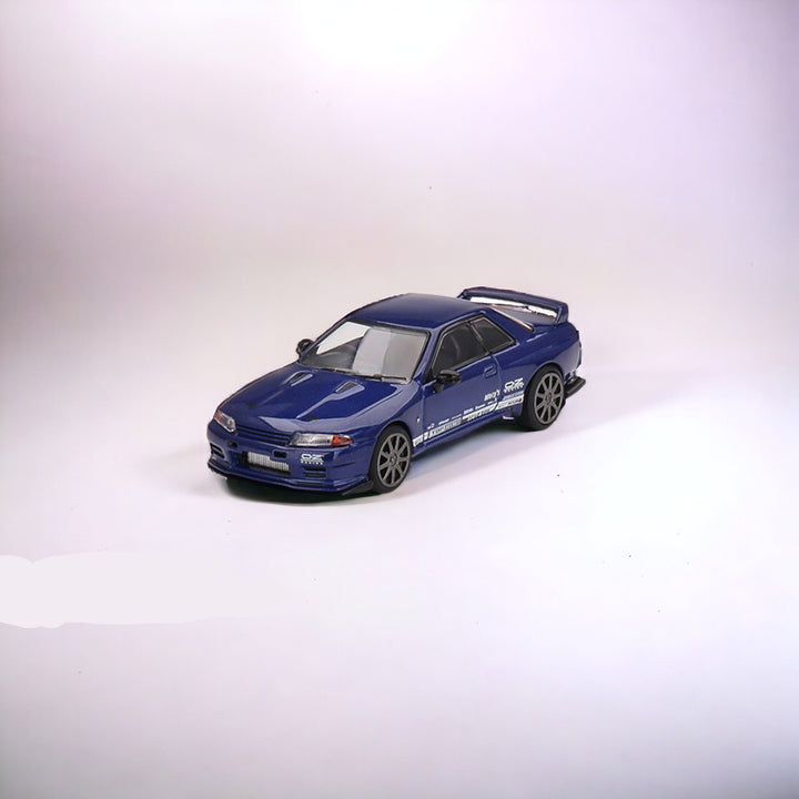 Nissan Skyline GT-R Top Secret VR32 Metallic Blue #589 1:64 By Mini-GT MGT00589