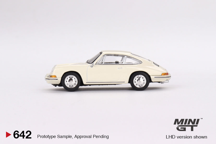 Porsche 901 1963 Ivory 1:64 #642 by Mini-GT Side View