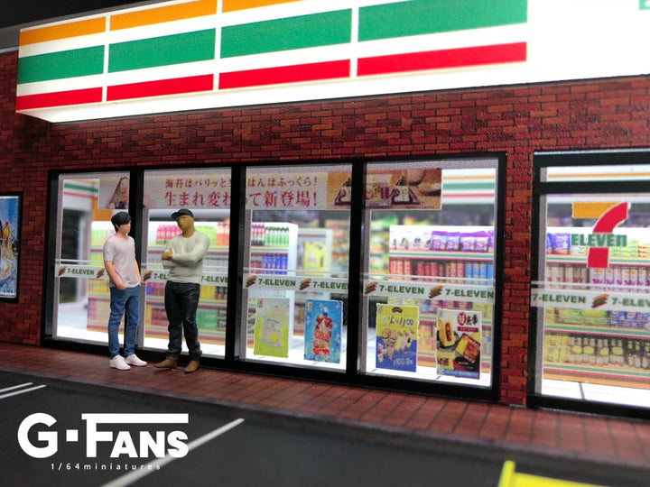 7-Eleven 1:64 Scale Diorama by G-Fans Close Window View