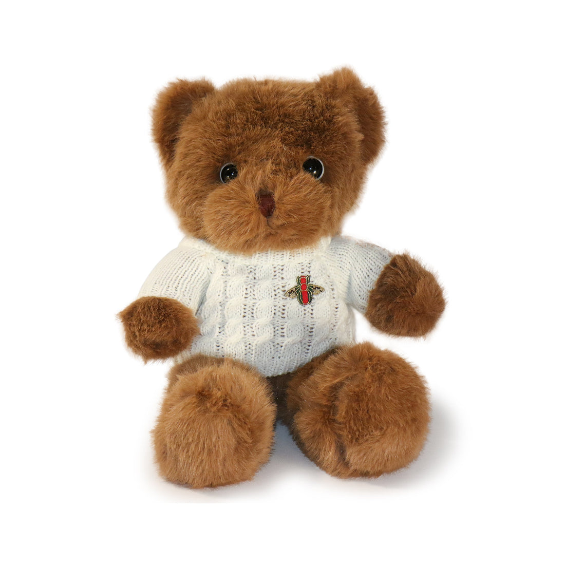 Cozy Sweater Bear with White Sweater 12-inch 