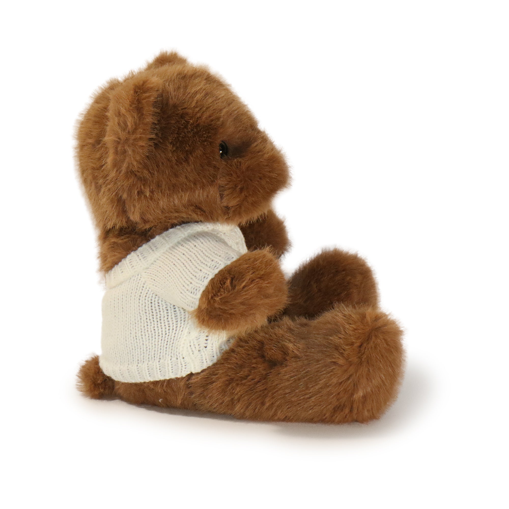 Cozy Sweater Bear with White Sweater 12-inch  3