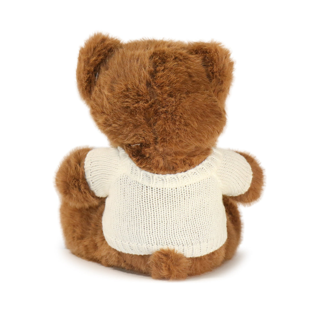 Cozy Sweater Bear with White Sweater 12-inch  4