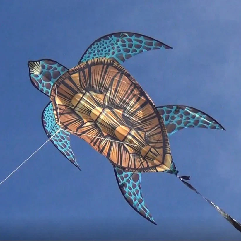 Kites - SeaLife Nylon 40 inch wide Turtle Kite 3